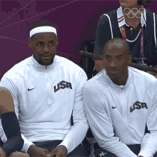 nudge lebron james kobe bryant united states mens olympic basketball team olympics