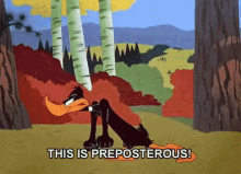 Daffy Duck This Is Preposterous GIF