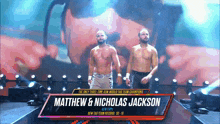 matthew and nicholas jackson are the only three time aew tag team champions