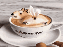 Doge Doge Coffee GIF - Doge Doge Coffee Doge Coffee Easter GIFs