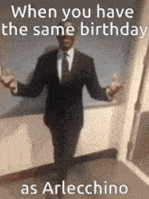 Arlecchino Birthday GIF