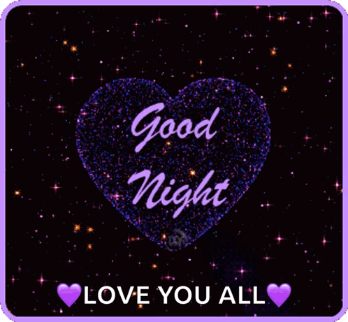 Good Night Heart GIF - Good Night Heart Sparkle - Discover & Share GIFs