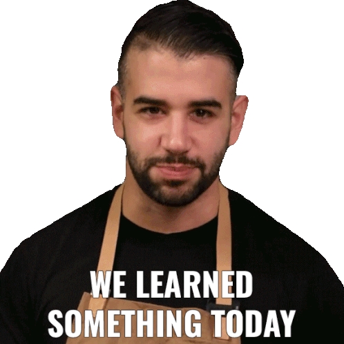 We Learned Something Today Justin Khanna Sticker - We Learned Something Today Justin Khanna We Gained Knowledge Today Stickers