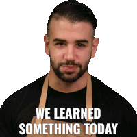 We Learned Something Today Justin Khanna Sticker - We Learned Something Today Justin Khanna We Gained Knowledge Today Stickers