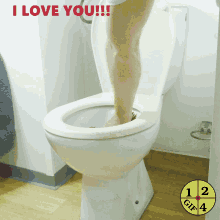 I Love You Roses GIF - I Love You Roses Toilet GIFs