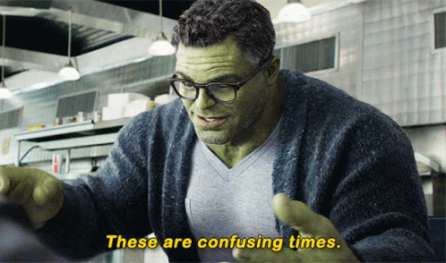 These Are Confusing Times Marvel GIF - These Are Confusing Times Marvel Hulk GIFs
