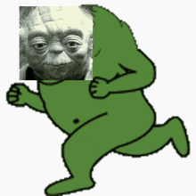 Yoda Pepe GIF - Yoda Pepe Running GIFs