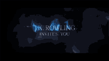 jk rowling harry potter fantastic beasts invite invites you