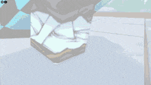 a piece of paper with a picture of a person on it is laying on the ground