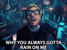 Why You Always Gotta Rain On Me Raining GIF - Why You Always Gotta Rain On Me Raining Bathing GIFs