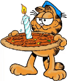 birthday pizza
