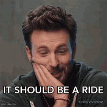 It Should Be A Ride Chris Evans GIF - It Should Be A Ride Chris Evans Lightyear GIFs