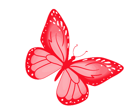 Butterfly Red Butterfly Sticker - Butterfly Red Butterfly Freedom Stickers