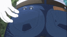 a person 's butt is shown in a close up of their jeans