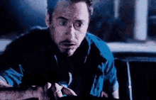 Tony Stark Anxiety GIF - Tony Stark Anxiety Iron Man3 GIFs