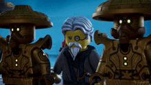 a lego figure with a watch on his wrist