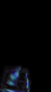 a painting of a blue and purple background