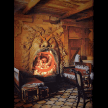 Fireplace Mouth GIF - Fireplace Fire Mouth GIFs