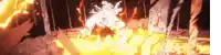 a cartoon drawing of a fire coming out of a building