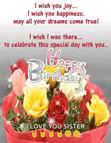 i wish you joy i wish you happiness may all your dreams come true
