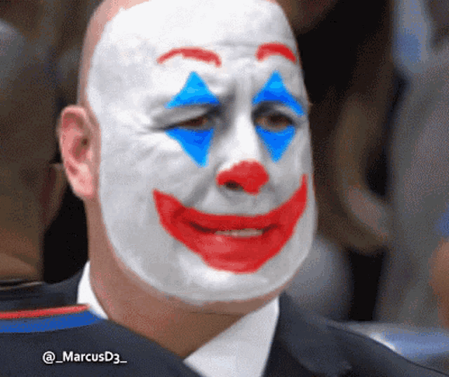 Clown Face GIF - Clown Face Makeup Discover Share GIFs