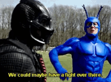 The Tick Fight O Ver There GIF - The Tick Fight O Ver There GIFs