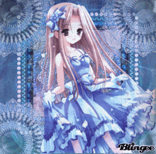 Anime Blue GIF - Anime Blue Anime Girl GIFs