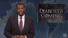 Diabetes Is Coming Diabetes GIF - Diabetes Is Coming Diabetes News GIFs
