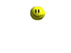 a blue smiley face with a sad look on it 's face