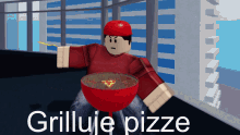 Grill Pizza GIF - Grill Pizza Arsenal Emote GIFs