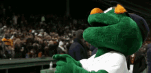 Boston Red Sox Wally The Green Monster GIF - Boston Red Sox Wally The Green Monster Football GIFs