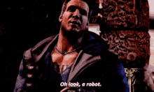 Mortal Kombat Johnny Cage GIF - Mortal Kombat Johnny Cage Oh Look A Robot GIFs