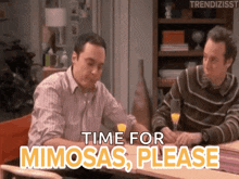 Mimosa Mimosas GIF - Mimosa Mimosas Sheldon Cooper GIFs