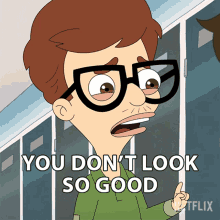 You Dont Look So Good Andrew Glouberman GIF - You Dont Look So Good Andrew Glouberman Big Mouth GIFs