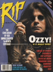 ozzy on the cover of a rip magazine