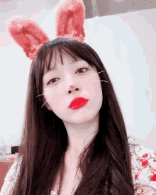 Sulli Choi Jinri GIF - Sulli Choi Jinri Bunny Ears GIFs