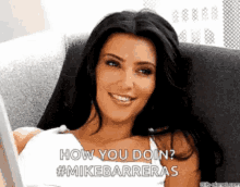 How You Doin Kim Kardashian GIF - How You Doin Kim Kardashian Mike Barreras GIFs