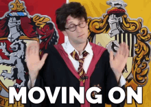 Josh Sundquist Moving On GIF - Josh Sundquist Moving On Harry Potter Cosplay GIFs