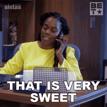 That Is Very Sweet Sabrina Hollins GIF - That Is Very Sweet Sabrina Hollins Sistas GIFs