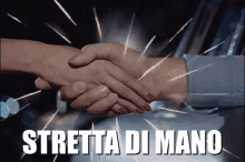 Stretta Di Mano Stringere La Mano Piacere Complimenti Bravo Affare Fatto GIF - Handshake Pleasure To Meet You Nice To Meet You GIFs