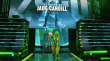 jade cargill is the tbs champion and is holding a championship