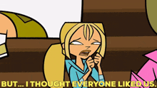 Total Drama Action Bridgette GIF - Total Drama Action Bridgette But I Thought Everyone Liked Us GIFs