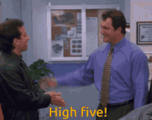 Seinfeld High Five GIF - Seinfeld High Five Putty GIFs