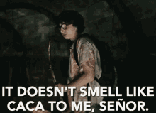Doesn'T Smell Like Caca To Me GIF - It Movie Poop Caca GIFs