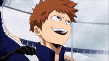 a close up of a cartoon character with brown hair