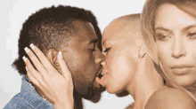Amber Rose Kanye West & Kim GIF - Ambe Rose Kanye Kiss GIFs