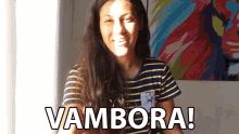Vambora Caroline Lima GIF - Vambora Caroline Lima Vamos La GIFs