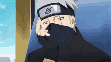 naruto shippuden kakashi hatake hokage copy ninja serious face