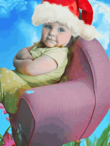 Kid Cute GIF - Kid Cute Santa Hat GIFs