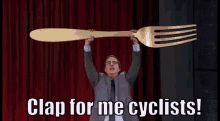 clap clapping cyclists cycling john oliver